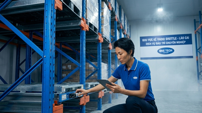 Bảo trì hệ thống kệ Shuttle tự động tại Lào Cai Bảo trì kệ Radio Shuttle trong điều kiện ẩm lạnh Lào Cai