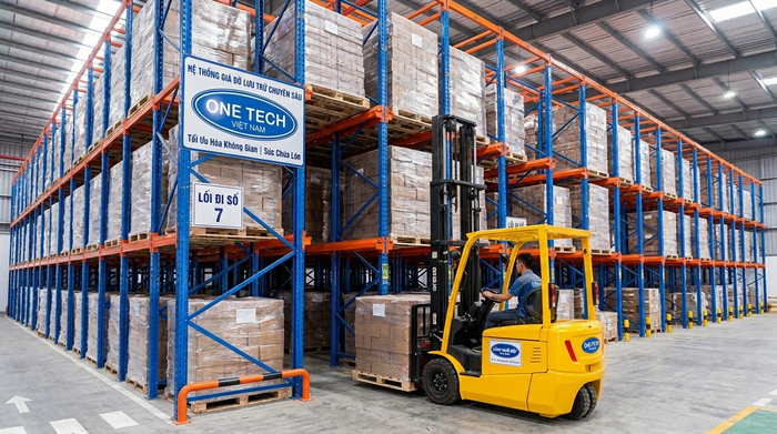 Kệ drive in Lào Cai lưu trữ pallet mật độ cao Kệ drive in Lào Cai cho kho lưu trữ pallet mật độ cao