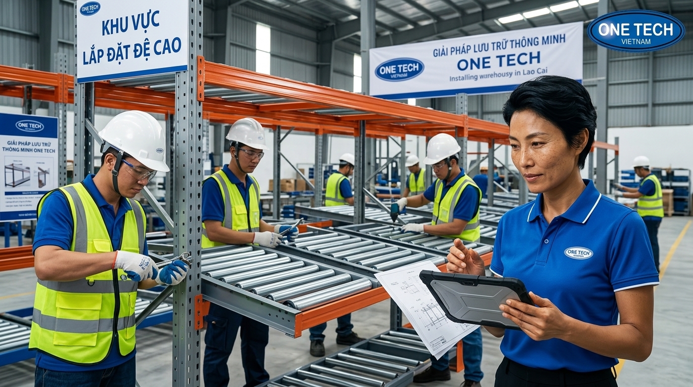 Lắp đặt Kệ Flow racks Lào Cai tại kho hàng Lắp đặt Kệ Flow racks Lào Cai tại kho hàng
