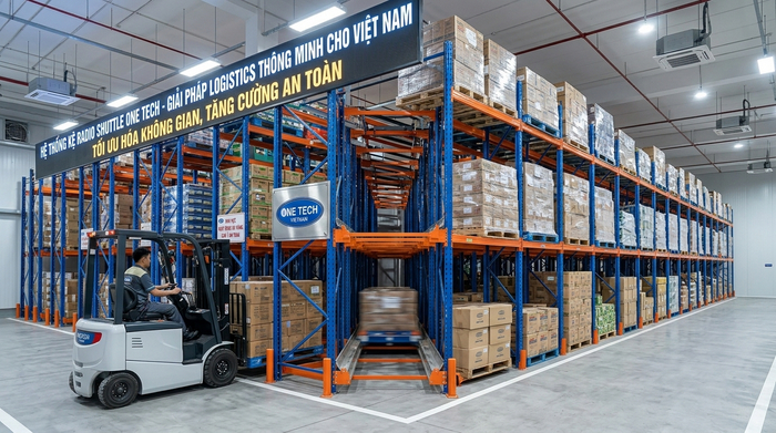 Lợi ích kệ Radio Shuttle Lào Cai Lợi ích của kệ Radio Shuttle Lào Cai trong kho pallet