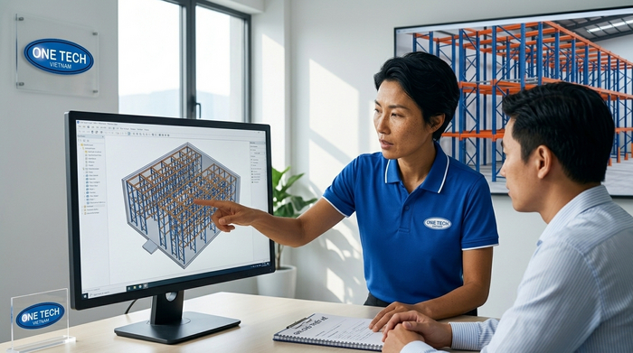 Tư vấn thiết kế kệ drive in theo mặt bằng kho Tư vấn thiết kế kệ drive in Lào Cai theo mặt bằng kho thực tế