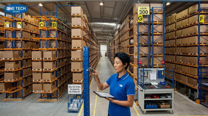 Bảo trì định kỳ kệ Narrow Aisle Bảo trì định kỳ hệ thống kệ Narrow Aisle trong kho hàng