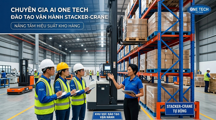Đào tạo vận hành Stacker-Crane Đào tạo vận hành Stacker-Crane cho nhân sự kho tại Lào Cai
