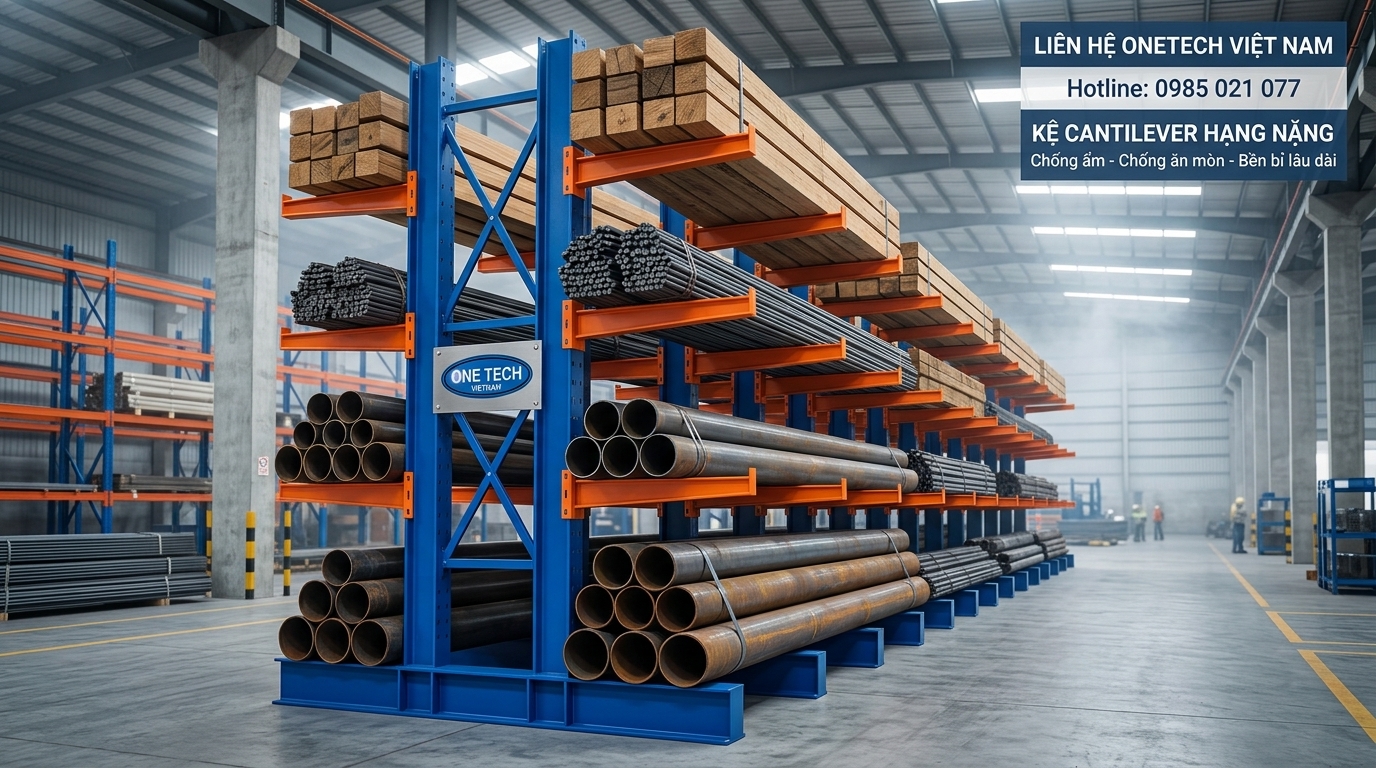 Kệ tay đỡ sơn tĩnh điện chống ẩm Kệ tay đỡ sơn tĩnh điện chống ẩm cho kho Lào Cai