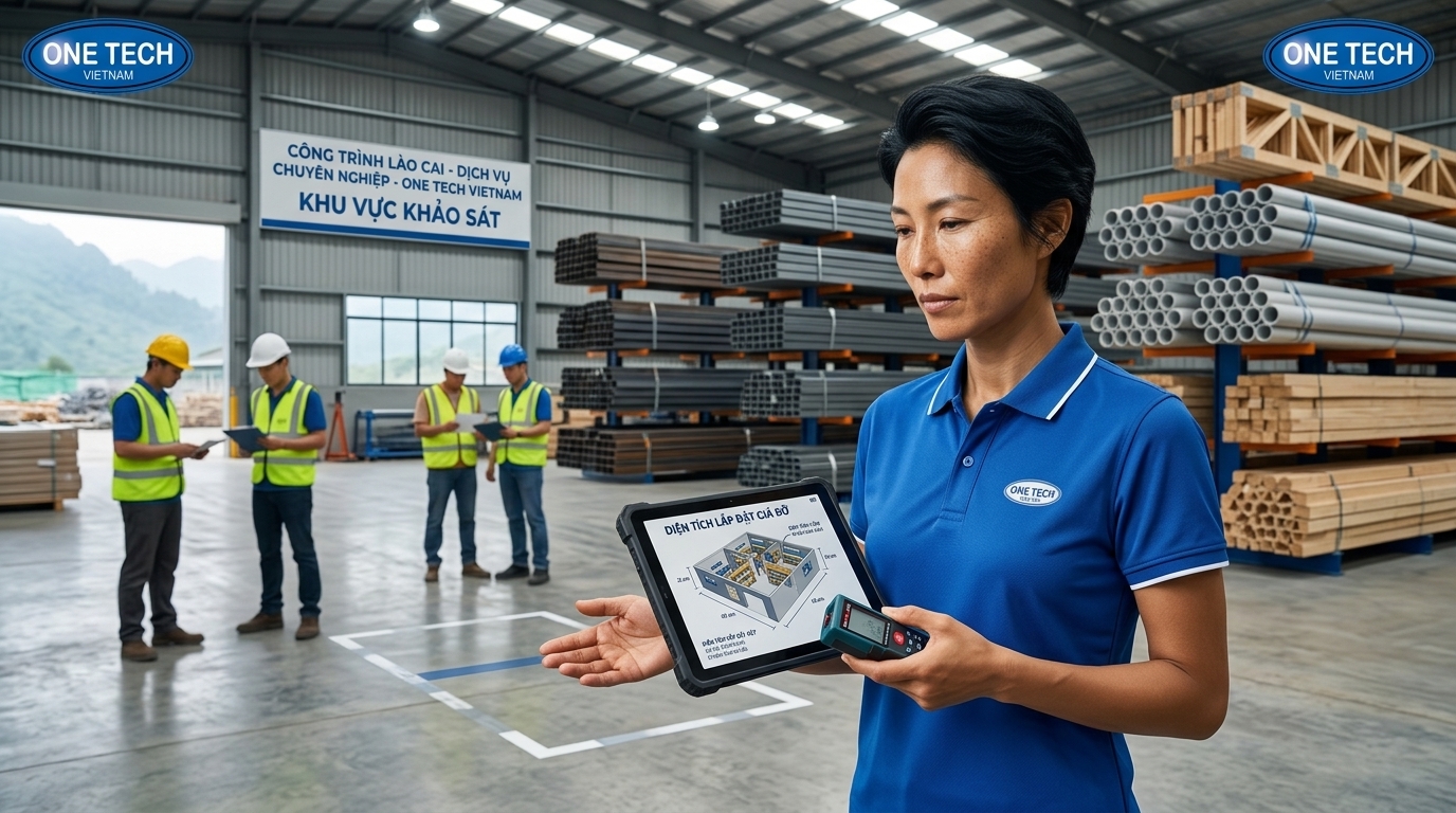 Khảo sát lắp đặt kệ tay đỡ Lào Cai Khảo sát mặt bằng lắp đặt kệ tay đỡ Lào Cai