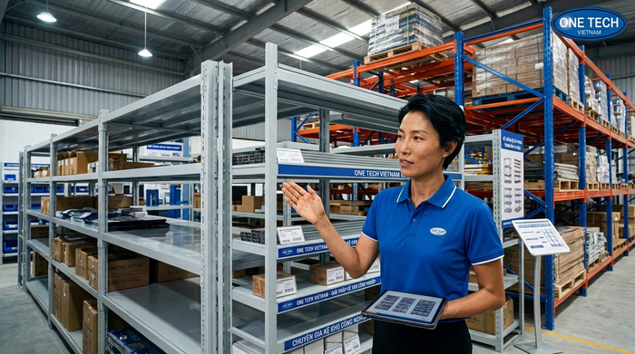 Tư vấn kệ kho hàng Lào Cai trực thuộc OneTech Kệ kho hàng Lào Cai tư vấn giải pháp lưu trữ cho kho trung chuyển