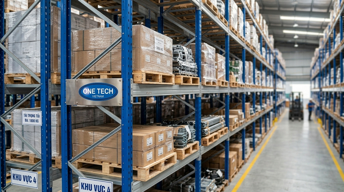 Kệ Selective tiếp cận 100% pallet Kệ Selective lưu trữ pallet hàng hóa