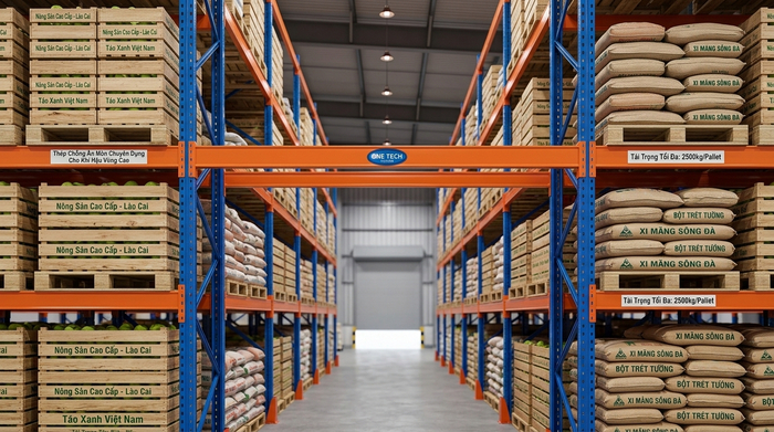 Kho hàng logistics tại cửa khẩu Lào Cai Hệ thống kệ kho hàng tại cửa khẩu quốc tế Lào Cai