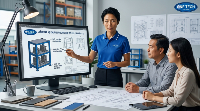 Tư vấn thiết kế Kệ Khuôn Lào Cai bởi đội ngũ Kệ kho hàng Lào Cai OneTech