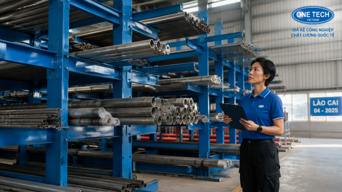 Quy trình triển khai kệ để ống thép tại Lào Cai Quy trình lắp đặt kệ để ống thép Lào Cai từ khảo sát đến bàn giao