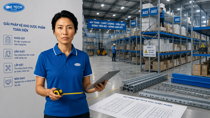 Quy trình lắp đặt kệ kho dược phẩm Lào Cai Quy trình khảo sát sản xuất lắp đặt kệ kho dược phẩm Lào Cai