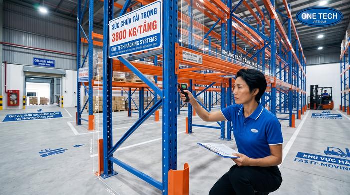 Khảo sát mặt bằng kệ kho FMCG Lào Cai Khảo sát lắp đặt kệ kho FMCG Lào Cai tại mặt bằng thực tế