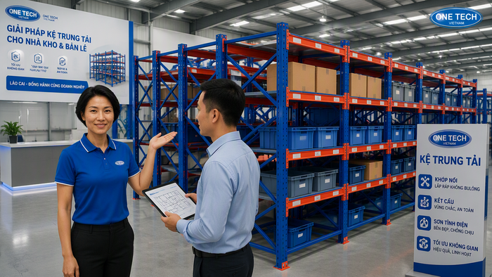 Tư vấn kệ trung tải giá rẻ Lào Cai OneTech Group Tư vấn kệ trung tải giá rẻ Lào Cai bởi Kệ kho hàng Lào Cai OneTech Group